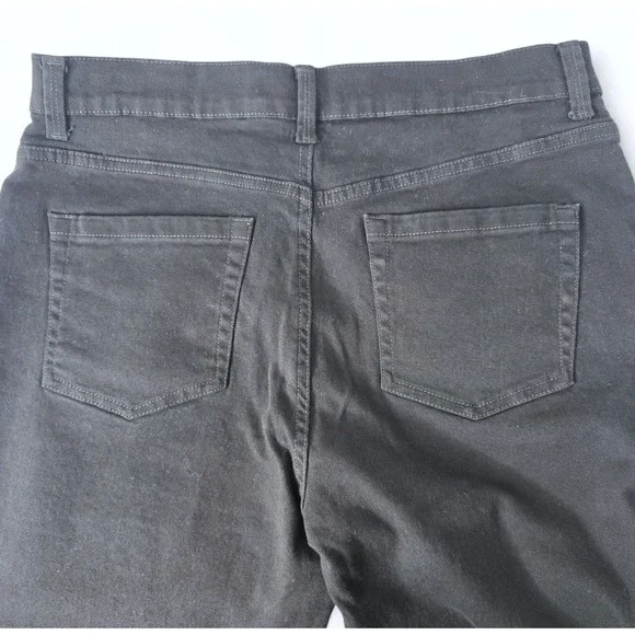 Gloria Vanderbilt Amanda High Rise Tapered Jeans Black 12P Petite - Picture 10 of 13